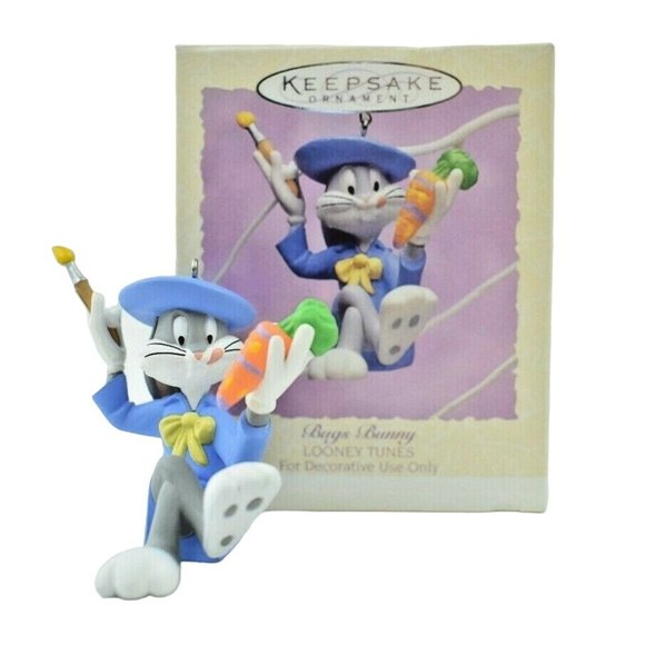 Hallmark Keepsake Ornament Bugs Bunny Looney Tunes 1995 Easter Collection - Picture 1 of 10
